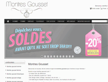 Tablet Screenshot of montres-gousset.com